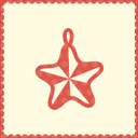 decoration star christmas icon